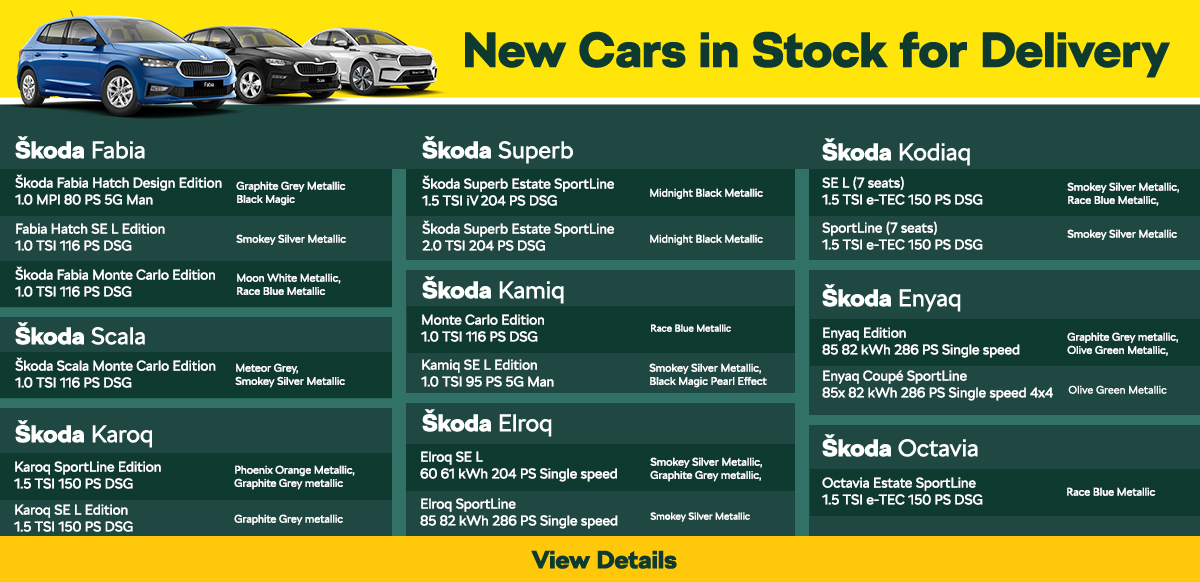 Skoda cars Delivery